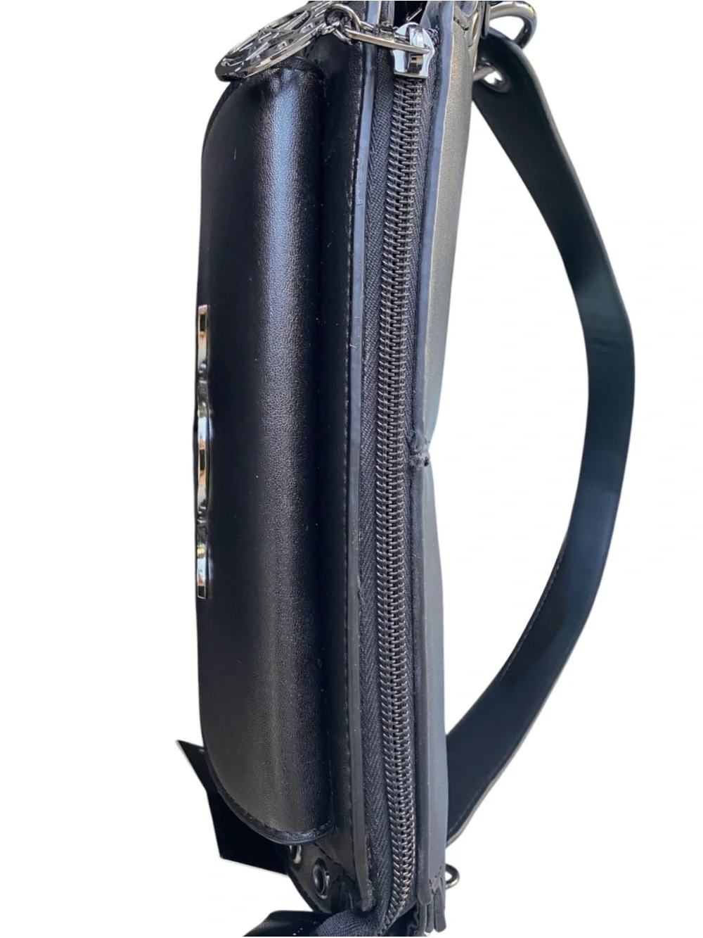 NWT Banned Alternative Vidiona Triple Moon Shoulder Crossbody PU Leather Bag - Picture 14 of 16